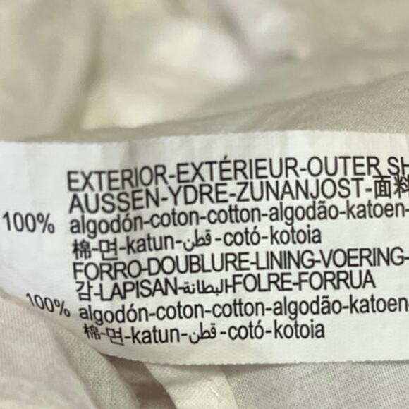 Zara White Collar Floral Eyelet Lace Long Sleeve Belt Mini Shirt Dress Size M - Picture 6 of 6